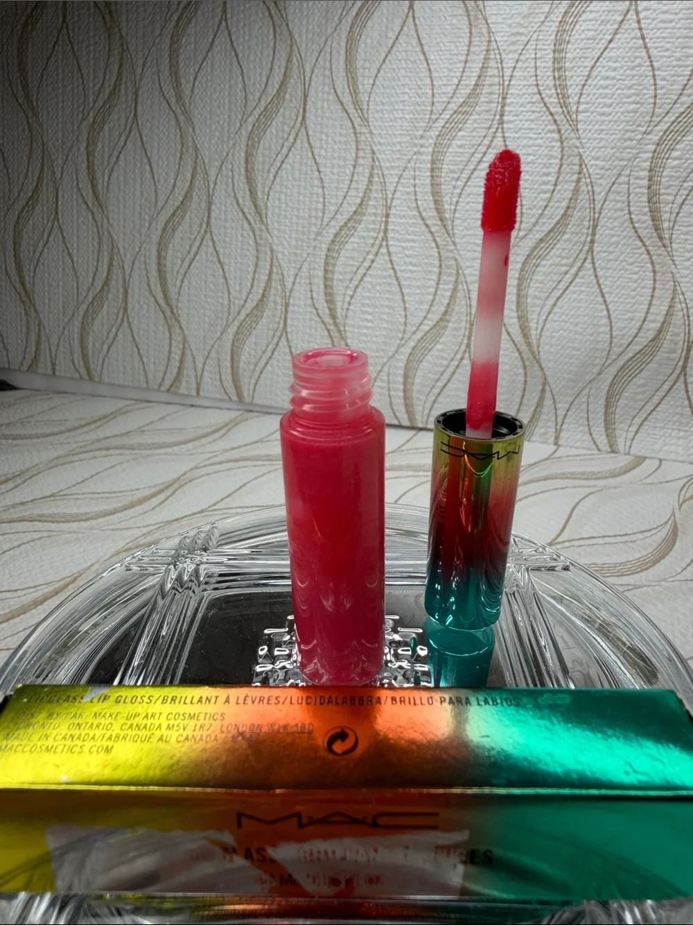 MAC Cosmetics Pink LipGlass Domestic Diva